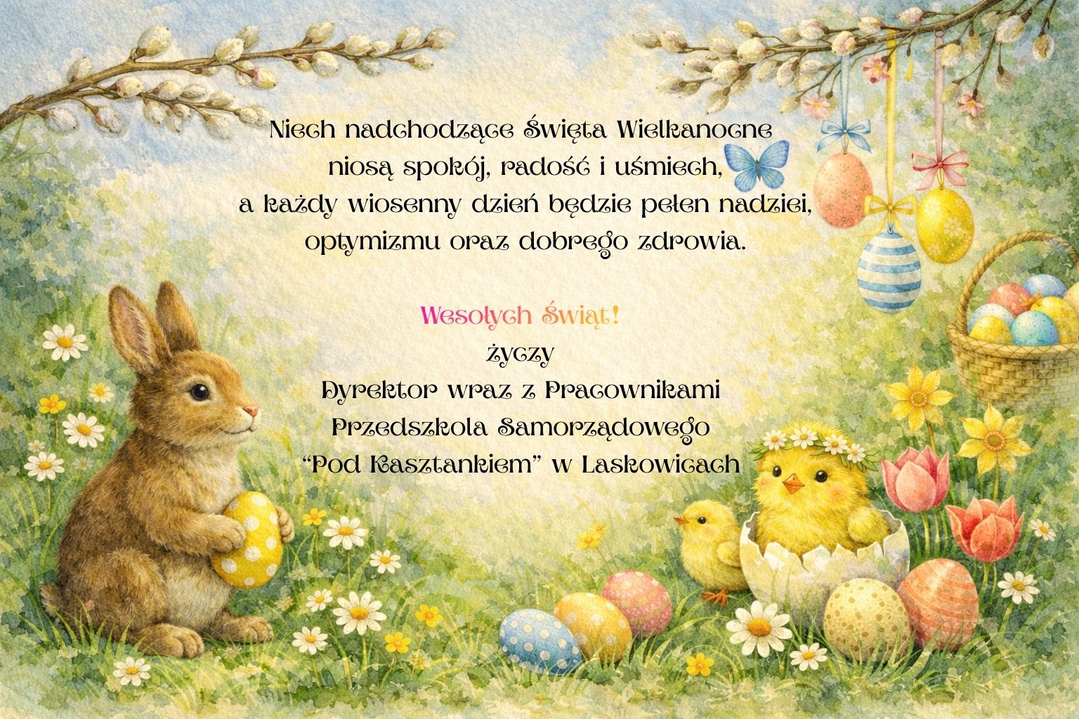 ŻYCZENIA WIELKANOCNE